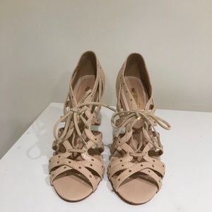 L.A.M.B. Wedge Gladiator sandals heels